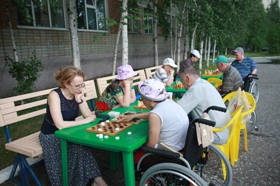 шахматный турнир в Доме интернате для инвалидов и престарелых